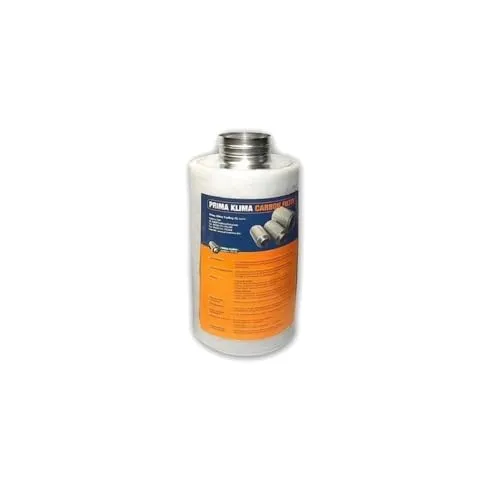 Prima Klima Aktivkohlefilter Industry LINE - 360 m³/h, 125 mm Anschlussflansch, optimale Luftreinigung mit Vorfiltervlies gegen Staub