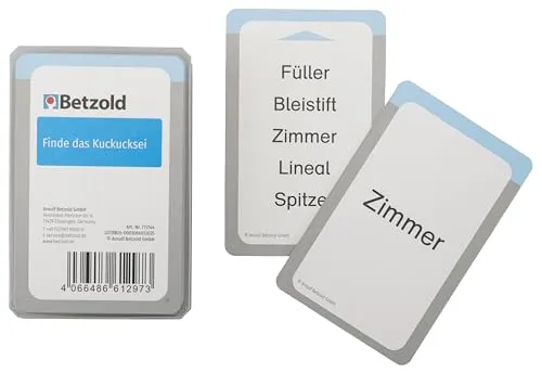 Betzold Finde das Kuckucksei - Welches Wort passt Nicht? - Magischer Zylinder Karten