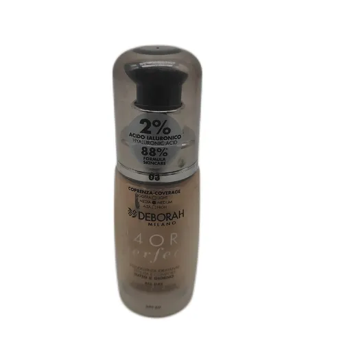 Deborah Milano Flüssige Foundation Make Up Gesichtspflege 24 Hour Perfect Hydrat