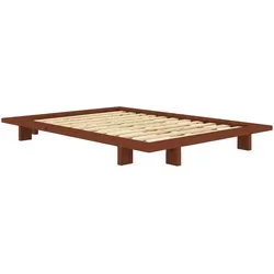 Karup Japan Bett 140 x 200 cm aus Kiefer - terra red - Entdecken Sie das Karup Japan Bett 140 x 200 cm in terra red. Minimalistisches Design trifft auf hochwertige Materialien. Ideal für eine moderne und zeitlose Einrichtung.