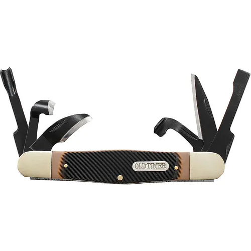 Produktbild Schrade Old Timer Splinter Carving, Taschenmesser mit 6 Schnitz-Werkzeugen 24OT