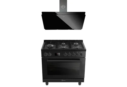 Gurari GCH C 147 BL 9 N Dunstabzugshaube 90cm Schwarz
