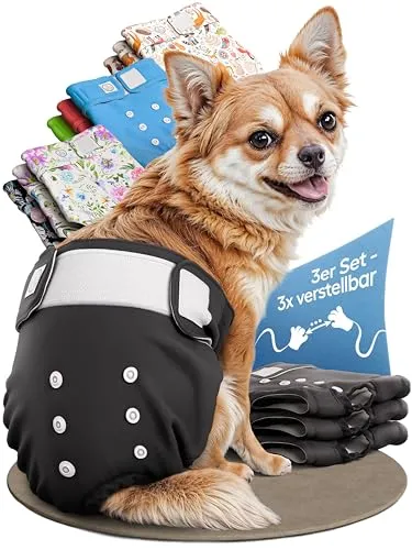 HUND IST KÖNIG Hundewindeln für Hündinnen (3 Stück) von HUND IST KÖNIG