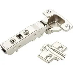 So-tech - Samet Master T45 Topfband Eckanschlag 110° Gedämpft + Montageplatte Mit Langlochverstellung Möbelscharnier Schrankscharnier