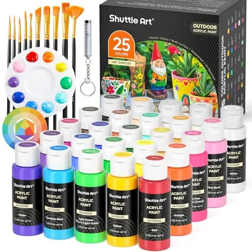 Shuttle Art Outdoor Acrylfarben Set von Shuttle Art