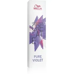 Wella Professionals Color Fresh Create semipermanente Haarfarbe Farbton Pure Violet 60 ml
