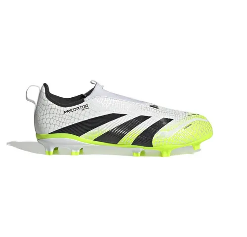 adidas Unisex Kinder Predator League Laceless Fußballschuhe - Fußballschuhe mit Hybridfeel-Obermaterial und Controlplate für optimale Ballkontrolle auf verschiedenen Böden.