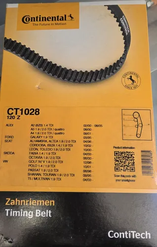 Continental Ctam Zahnriemen CT1028 - Hochwertiger Zahnriemen für zuverlässige Motorleistung, ideal für Wartung und Reparatur von Fahrzeugen.