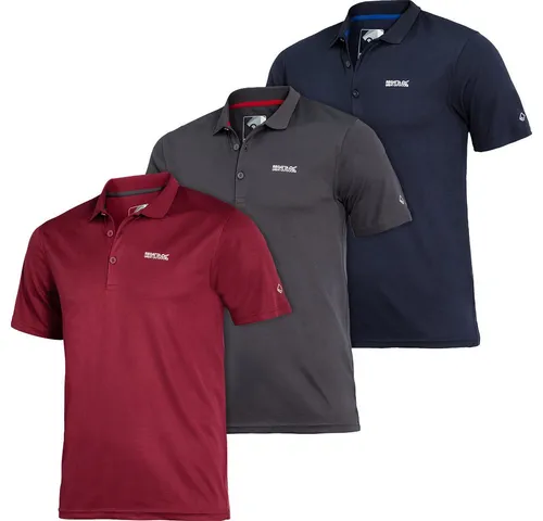 Regatta Funktionsshirt 3er-Pack – Bunt & Funktional - Klassisches Funktionsshirt im praktischen 3er-Pack. Aus atmungsaktivem, schnell trocknendem Gewebe für optimalen Tragekomfort – ideal für aktive Tage!