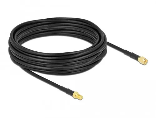 DeLock 88445 DIY - WLAN-Antennen Verlängerungskabel 10m, vergoldete SMA-Stecker für optimale Signalübertragung