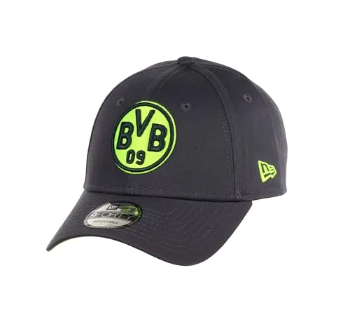 New Era BVB 09 Borussia Dortmund Neon 9Forty Cap Grau Neongelb