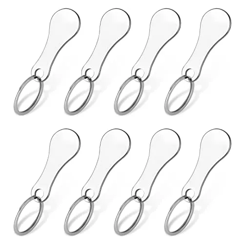 Payivsve Einkaufswagenlöser aus Metall| Abnehmbarer Einkaufswagenchip als Schlüsselanhänger | Edelstahl Einkaufswagen Schlüsselanhänger