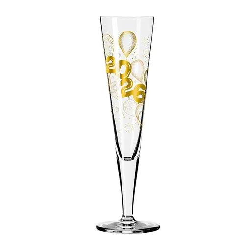 Ritzenhoff Champagnerglas Brillantnacht - Elegantes Gold-Design - Hochwertiges Champagnerglas mit 205 ml Fassungsvermögen, Made in Germany. Ideal für festliche Anlässe und stilvolles Genießen.