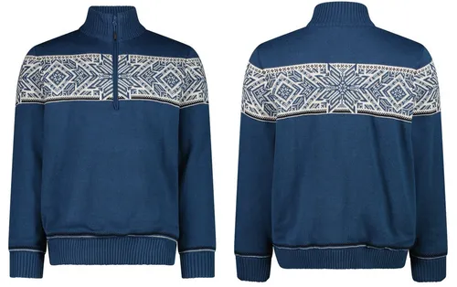 CMP Norwegerpullover CMP Herren Pullover Sweat Knitted WP mit Wind Protect Membrane