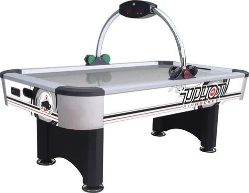 Charlsten Airhockey Tisch Typhoon mit Metallspielfeld von Charlsten