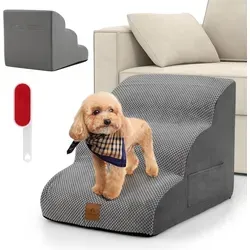 COSTWAY Hundetreppe 3 Stufen von Costway