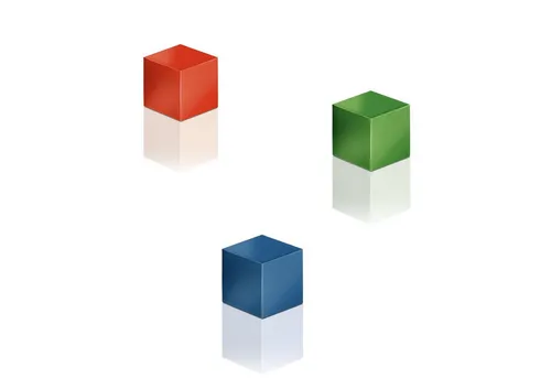 Sigel Memoboard SIGEL BA725 SuperDym-Magnete - blau/rot/grün - Würfel - Haftkraft auf