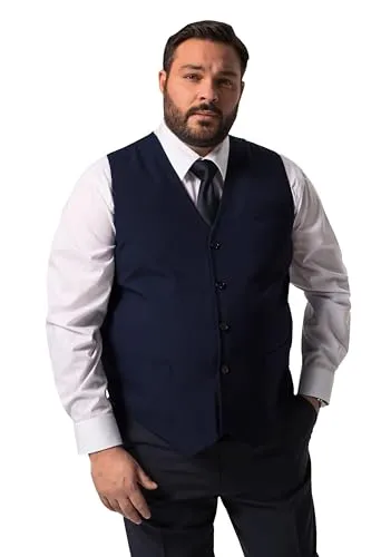 Men Plus Herren große Größen Übergrößen Menswear L-8XL Men+ Weste Baukasten Madrid, bis Gr. 82/41 dunkel marine 68 830668730-68