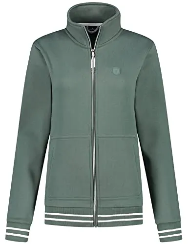 Kjelvik Damen Sweat Fleecejacke Cecile Gr.42 balsam grün