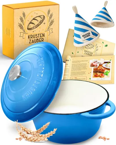 Krustenzauber Kasserolle Gusseisen