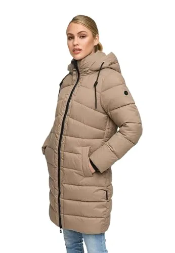 Marikoo Winterjacke Kaltnäschen grau XXXL (46) - Funktionsjacke mit warmem Fleece in den Taschen, ideal für kalte Tage und sorgt für zusätzlichen Komfort.