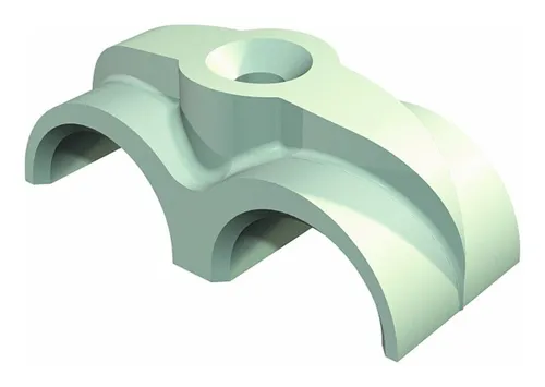 OBO Bettermann Nagelschelle Ø7-11 mm Dpl.Schelle lichtgrau... 100 Stück 2213117