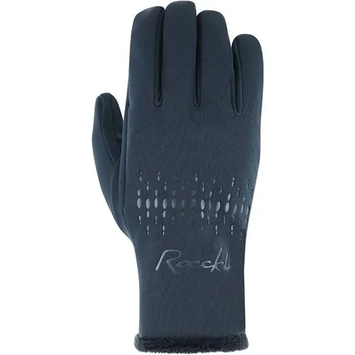 ROECKL SPORTS Damen Handschuhe Kirchsee 2 - Fitnesshandschuhe aus winddichtem, wasserabweisendem Material mit hohem Recyclinganteil. Flauschig weich und warm, ideal für Outdoor-Aktivitäten im Winter.