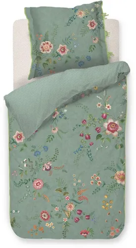 Pip Studio Bettwäsche Set Everbloom 200 x 200 cm Grün in grün von Pip Studio