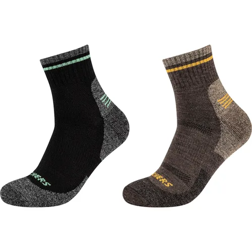 Skechers 2PPK Men Trail Wool Quarter Socks SK42052-8997 von Skechers