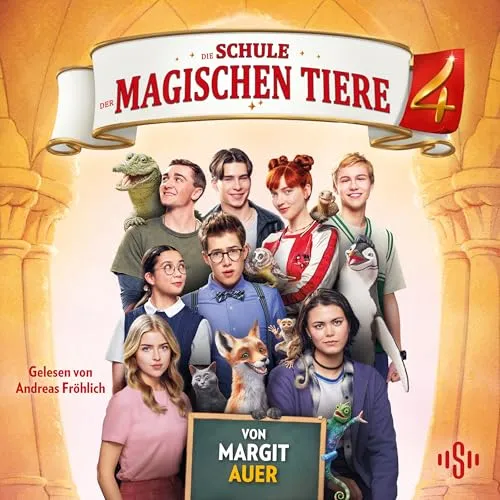 Auer Margit: Die Schule der magischen Tiere 4 - Das Hörbuch zum Film - Hörbuch für Kinder bis 11 Jahre, erzählt von Margit Auer, bringt die zauberhafte Welt der magischen Tiere direkt ins Ohr!