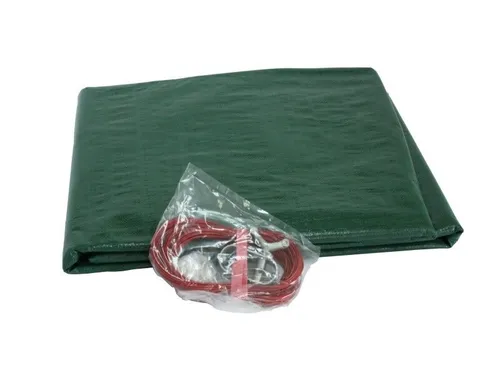 Winterabdeckplane PEB Poolplane Achtformbecken 650 x 420 cm Planenmaß 720x480cm
