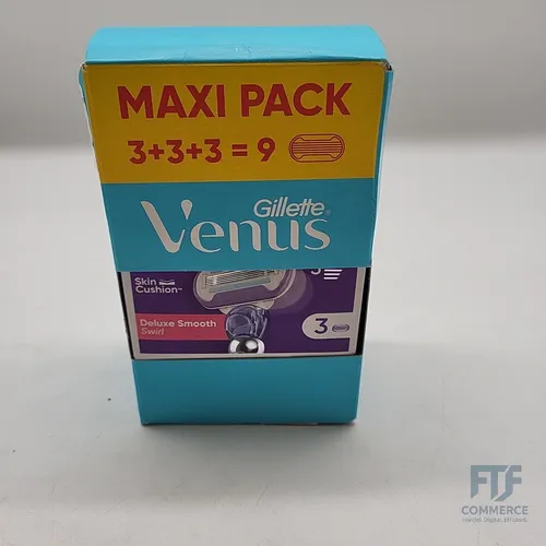 Gillette Venus Deluxe Smooth Swirl Ersatzklingen, 3 x 3... Gillette Venus Deluxe