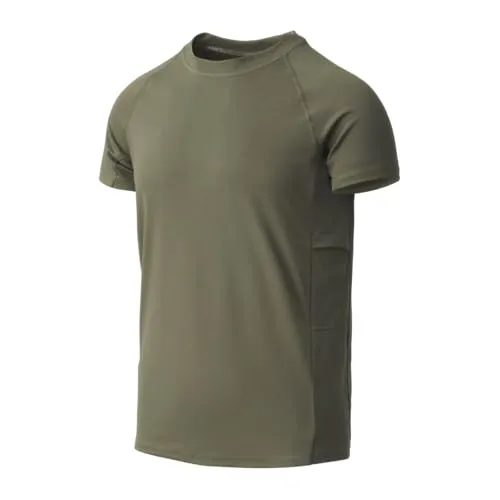 Helikon-Tex Functional T-Shirt oliv, Größe L - Herren-Shirt aus schnelltrocknendem, atmungsaktivem Spezialgewebe für optimalen Tragekomfort. Anatomischer Schnitt und praktische Stechfächer machen es ideal für aktive Freizeit.