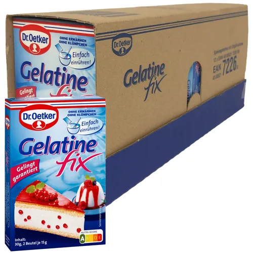 Geschmacksneutrale Gelatine von Dr. Oetker