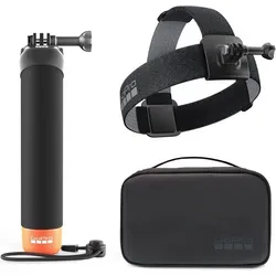 GoPro Abenteuer-Kit 3.0 AKTES-003, Schwarz - Unverzichtbares Zubehörset mit Floating Hand Grip und Head Strap für beeindruckende Aufnahmen in jeder Situation
