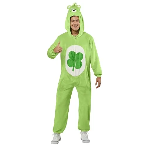 Rubie's Carebears Good Luck Bear Comfy-Wear-Kostüm - Kostüm-Outfits für Erwachsene, offizielles lizenziertes Produkt, gefertigt aus kinderfreundlichen Materialien für kreatives Spiel und Komfort.