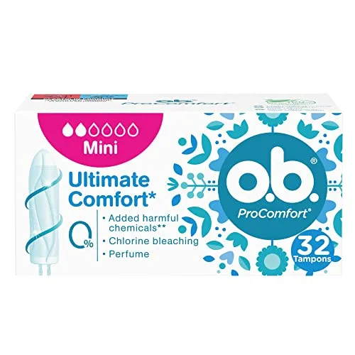 o.b. ProComfort Mini Tampons, 1 x 32 Stück von o.b.
