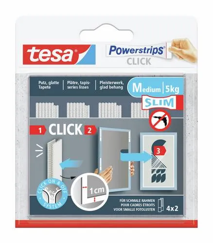 Tesa Powerstrips CLICK Powerstrips CLICK Slim