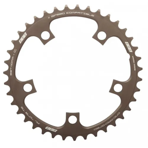 BBB Kettenblatt RoadGear BCR-22C 53 Zähne, 135mm, bronze, 11-fach - Hochwertiges Kettenblatt für Universalfahrräder, aus robustem Aluminium gefertigt. Perfekt für präzise Schaltvorgänge und langlebige Leistung.
