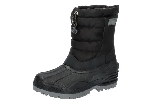 CMP Kids Hanki 3.0 Snow Boots nero (U901) 28 - Wasserdichte Unisex-Winterschuhe für Kinder, ideal für Winteraktivitäten im Freien. Hoher Schnitt und warmes Kunstfellfutter sorgen für optimalen Schutz und Komfort bei Temperaturen bis -30°C.