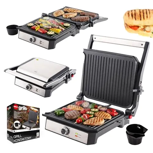 Eldom GK200 Kontaktgrill 2000W – 2in1 Elektrogrill
