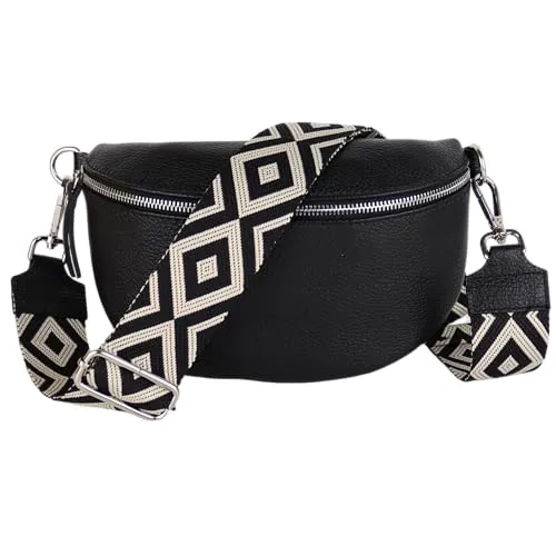 Bauchtaschen Schwarz von MIRROSI