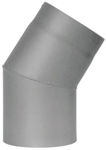 Jeremias Ofenrohr-Bogen 150 mm, 30 Grad, grau, FERRO3411150