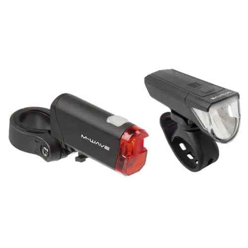 M-WAVE Atlas K51 LED Fahrradleuchten Set