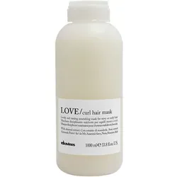 Davines Essential Haircare Love Curl Mask 1000 ml - Haarkuren für welliges und lockiges Haar, nährt und spendet Feuchtigkeit für geschmeidige Locken.