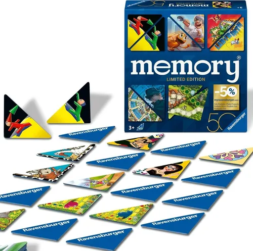 Ravensburger memory® spiel 2246 50 Jahre Blaues Dreieck Kinderspiel NEU OVP