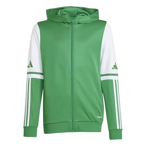 adidas Unisex Kinder SQUADRA25 Hoody - Funktionsjacke für Kinder, aus 100 % recyceltem Polyester mit AEROREADY-Technologie für optimale Feuchtigkeitsregulierung und Komfort.