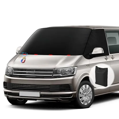 ZATOOTO Frontscheibenabdeckung VW T5 T6 T6.1, VW Bus Fenster Verdunkelung