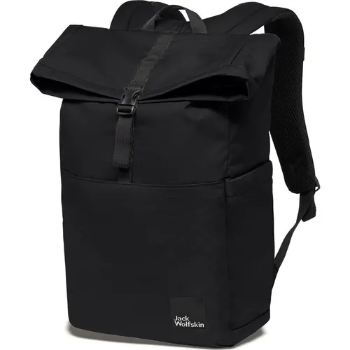 Jack Wolfskin Island 20 Rucksack 20L, schwarz - Daypack mit kompaktem Design und vielseitigen Funktionen, perfekt für Alltag und Freizeitaktivitäten.