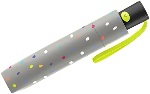 Benetton Taschenschirm Mini Automatik Dots - grey